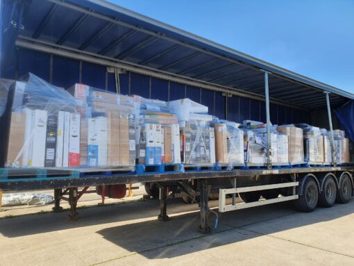 TRUCKLOAD OF ASSORTED TVS TO INCLUDE SHARP, PHILIPS & TOSHIBA (SPARES AND REPAIRS, UNTESTED) *POSSIBLE 4-6 WEEK LEAD TIME, PLEASE ENQUIRE FOR AVAILABILITY*
