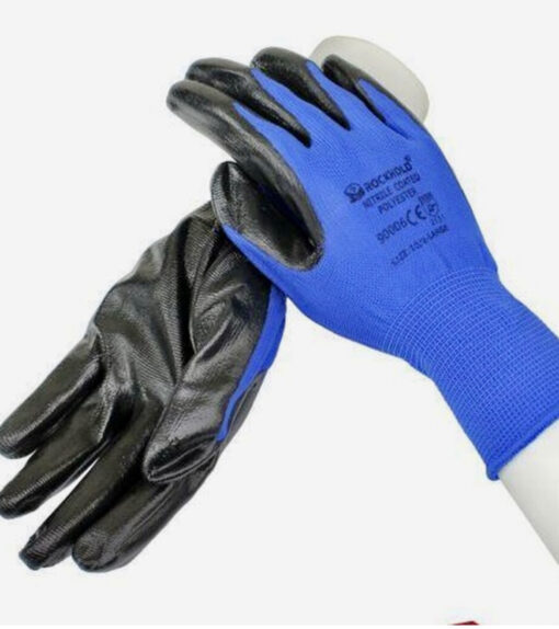 1 X PALLET OF FLEXIBLE WORK GLOVES WITH NITRILE COATING FOR GRIP AND PROTECTION *MULTIPLE PALLETS AVAILABLE*