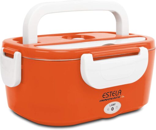 PALLET OF 88 X INNOVATE ELECTRIC LUNCH BOX ESTELA 12V / 24V 220V 1.05L, ORANGE WHITE (EU PLUGS)