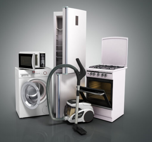 TRUCKLOAD OF 25 PALLETS OF ASSORTED WHITE GOODS TO INCLUDE WASHING MACHINES, DISHWASHERS, REFRIDGERATIONS AND MORE.