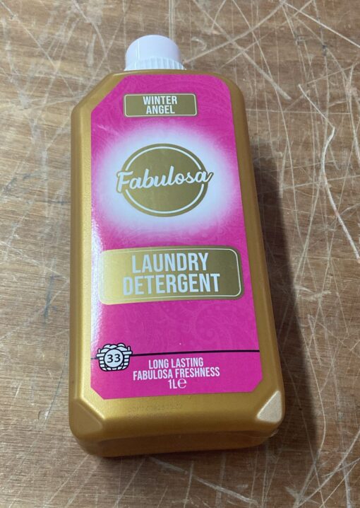 1 PALLET OF 240 BOTTLES - 1L WINTER ANGEL LAUNDRY DETERGENT