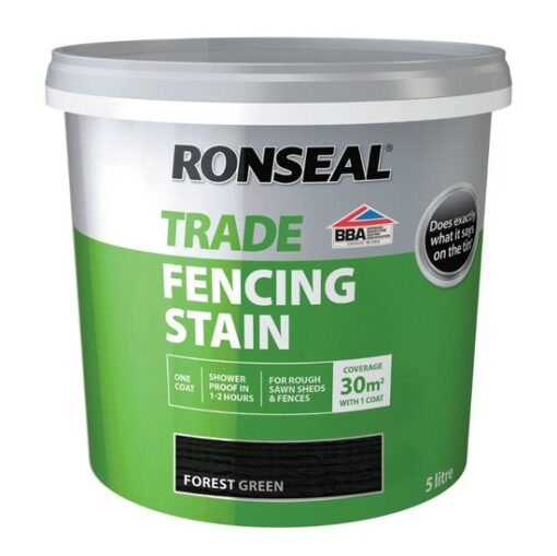 1 X PALLET OF RONSEAL TRADE FENCING STAIN IN FOREST GREEN