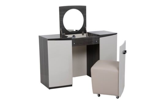 1 X BELLA HIGH GLOSS VANITY UNIT WITH STOOL (MULTIPLE PALLETS AVAILABLE)