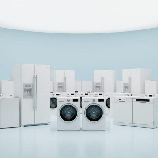 FULL TRUCKLOAD OF ASSORTED INTEGRATED RECALL WHITEGOODS TO INCLUDE WASHING MACHINES, DOUBLE OVENS, ELECTRIC HOBS AND MORE.